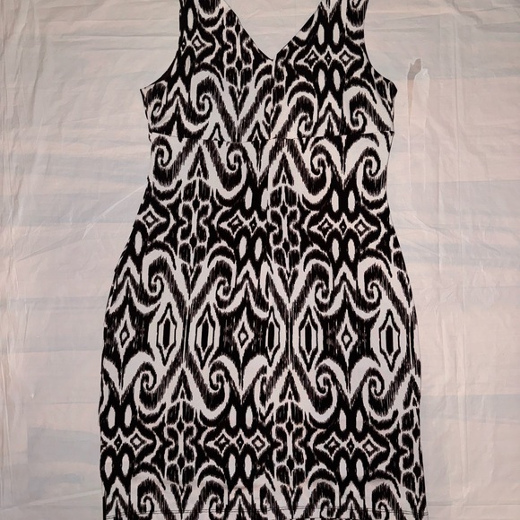 Enfocus Studio Brown and Off White Mini Dress - Picture 7 of 9